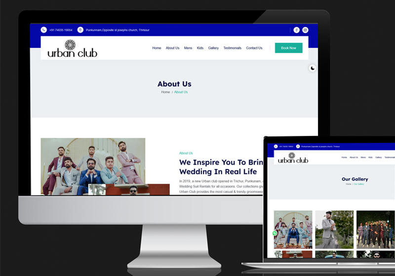 Website Development Company in Kerala - Website of Urban Club