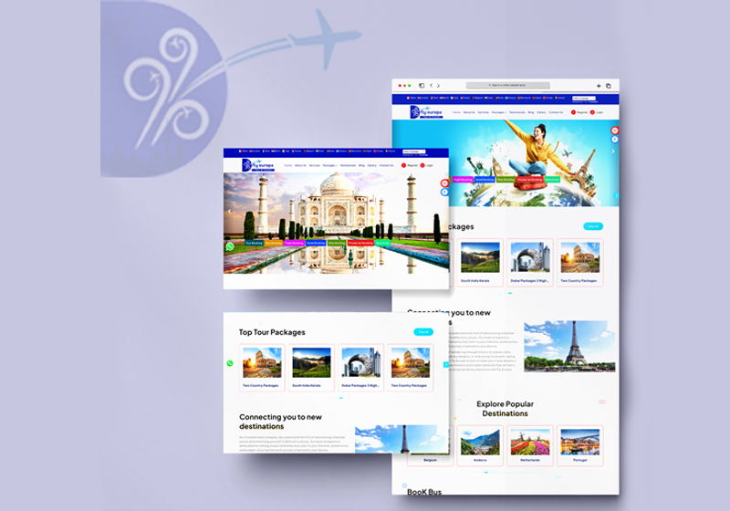 Digital Marketing Agency in Thrissur - Website of Fly Europe